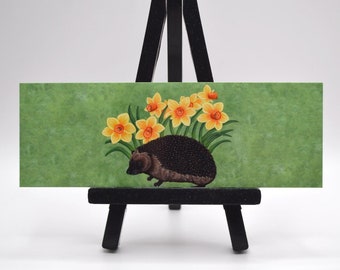 SECONDS - Hedgehog Bookmark, Bookmark Gift Idea