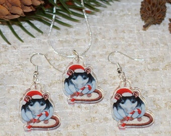 Taxidermy Rat Tail Earrings Real Rats Oddities - Etsy