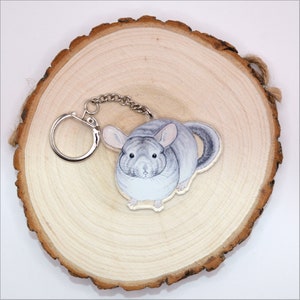 Llavero Chinchilla, Llavero Chinchilla Gris