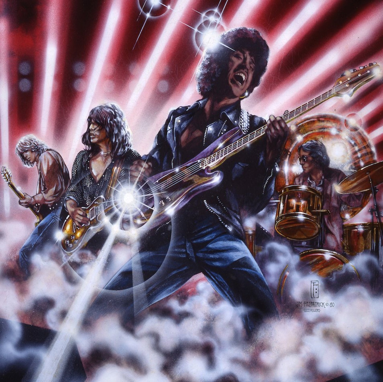 Thin Lizzy Lizzy Killers Album Art Print. Retro Art Print Etsy