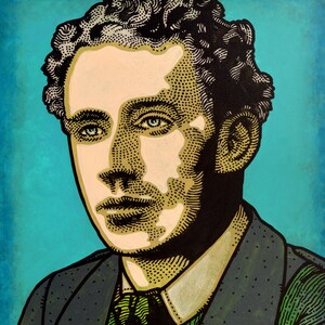 Thomas MacDonagh. Irish Revolutionary. Executed 1916. by Jim FitzPatrick. Easter Rising, Easter1916, 1916 Rising, Irish, Ireland