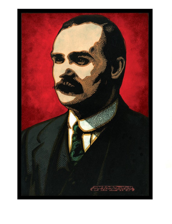 1916 Executed Leaders and The Proclamation of the Irish Republic A3 Double Sided