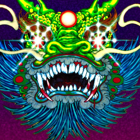 Thin Lizzy CHINATOWN Poster Color Print. Vintage, Retro, Pop