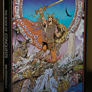 The Book Of Conquests Hardback - Celtic Irish Fantasy Art Book. 1st Edition Hardback Signed with Hand-Coloured 11x8&quot; print Included.