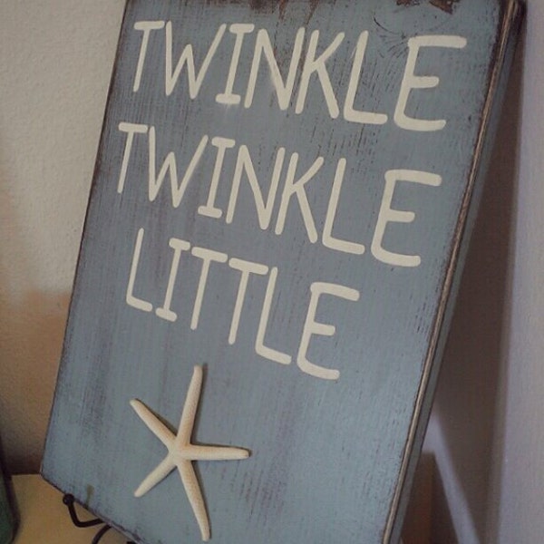 Twinkle Twinkle Little Star Starfish Sign On Sale Until Monday