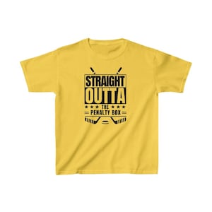 Youth Straight Outta the Penalty Box SHORT Sleeve T-Shirt