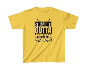 Youth Straight Outta the Penalty Box SHORT Sleeve T-Shirt