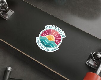 Kwajalein Sun Over The Water Die-Cut Stickers