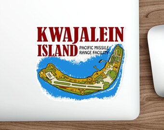 Kwajalein Test Site 1960 TShirt Design Die-Cut Stickers