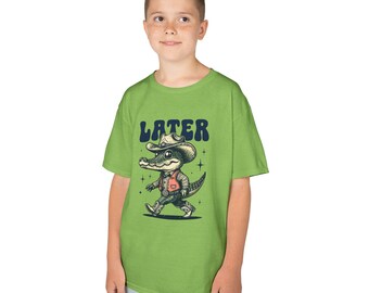Cowboy Later Gator Kids Heavy Cotton™ Tee