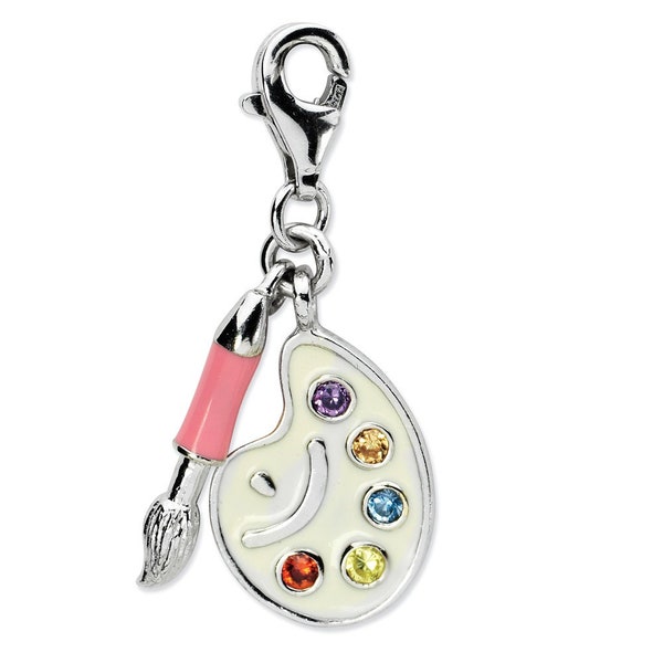 Paint Palette Charm Etsy