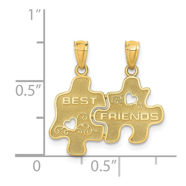 0.71 in x 0.75 in 14K Gold Mom Charm Pendant