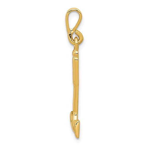 Gold hammer charm clearance