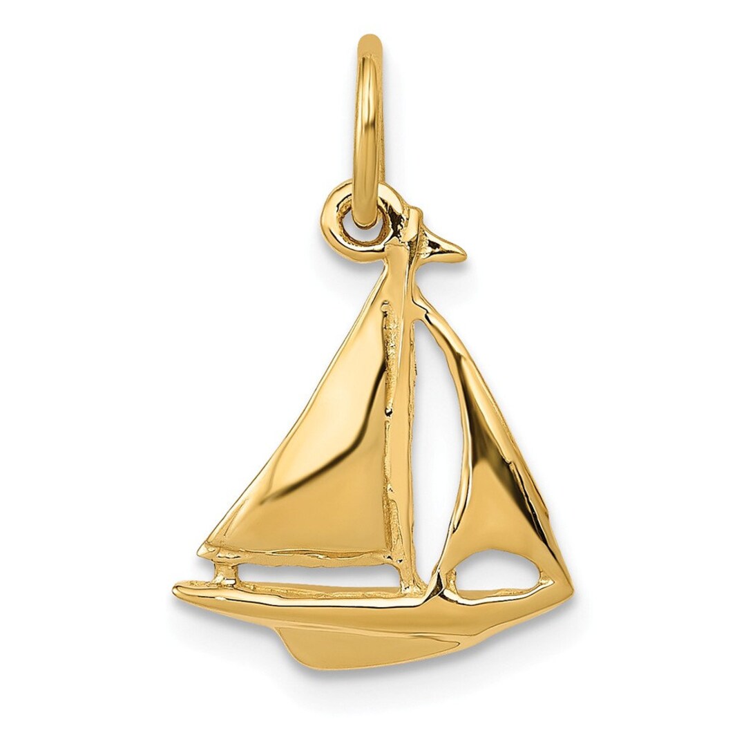 Silbot Pendnt Chrm 14 Krt Yellow Gold T 1stDibs