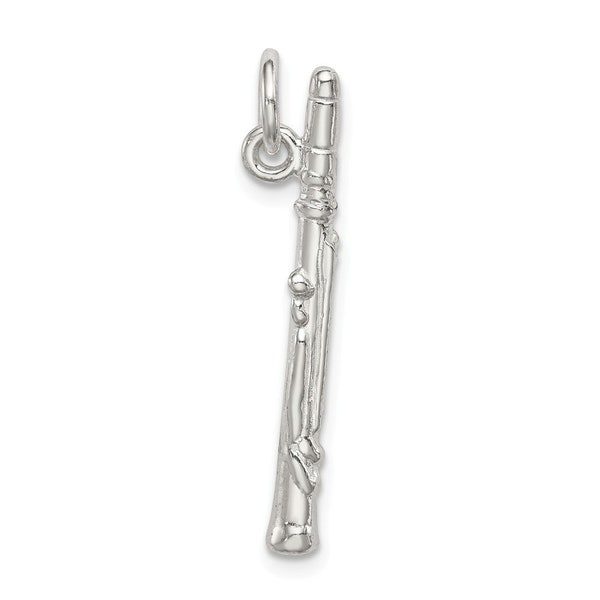 Sterling Silver Flute Charm New Pendant