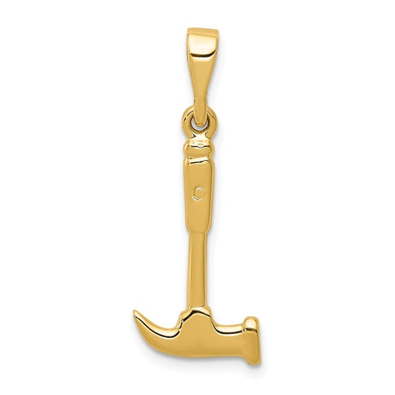 Gold hammer best sale charm