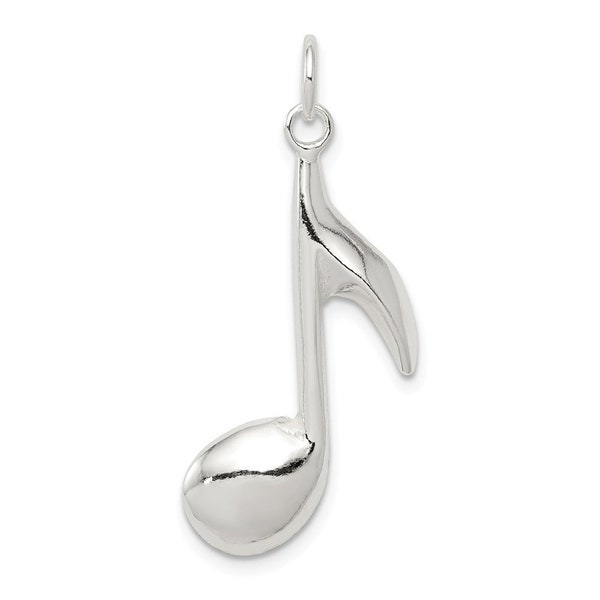 Sterling Silver Music Note Charm New Pendant