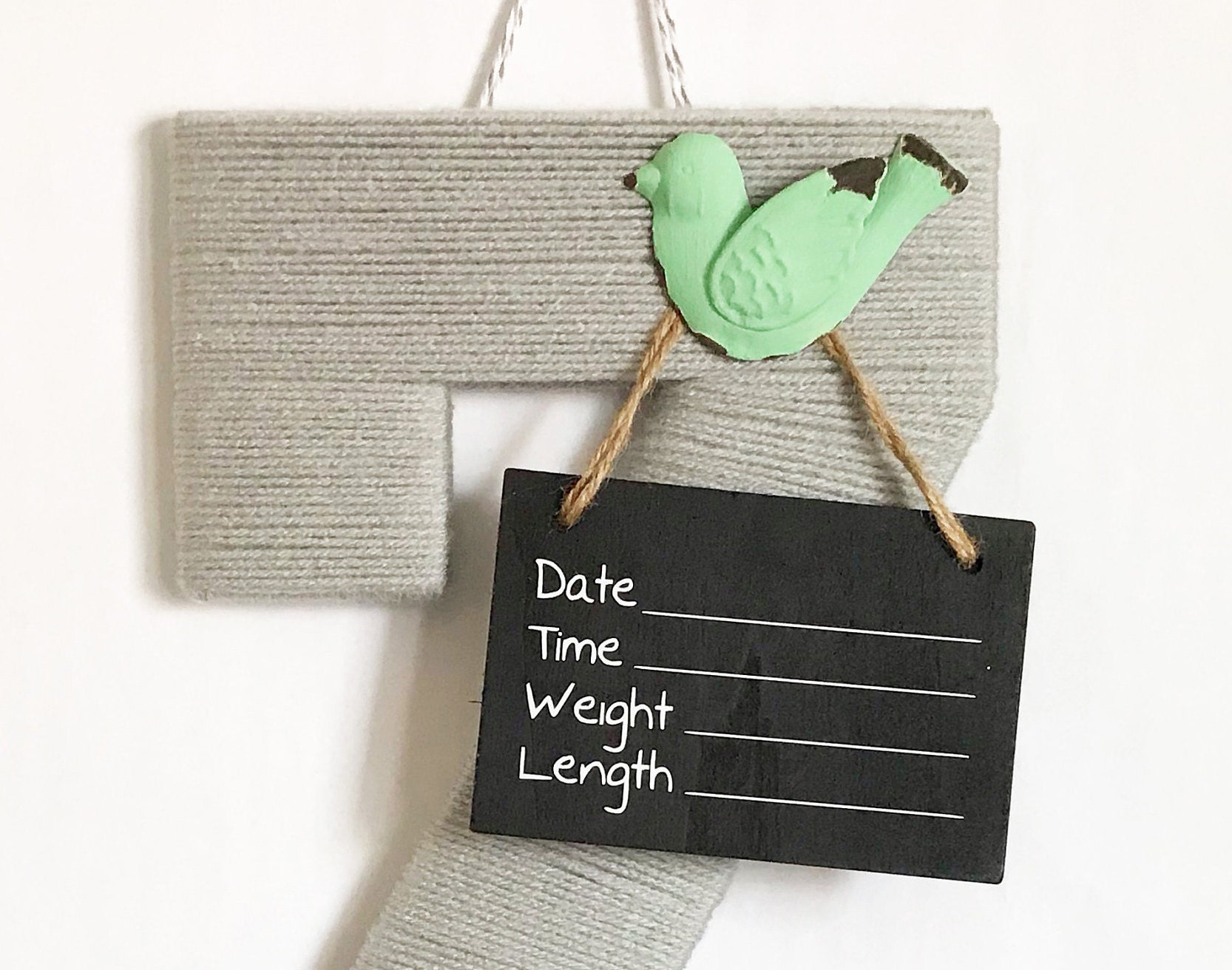 Hospital Door Hanger Boy Letter Z Baby Boy Name Nursery Decor