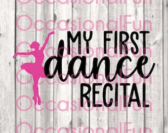 Mój pierwszy recital taneczny w formacie cyfrowym SVG