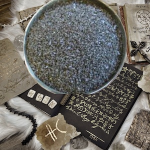 Black Salt, Witch's Salt, Drive Away Salt, Removes, Protects, Barrier, Voodoo, Hoodoo,