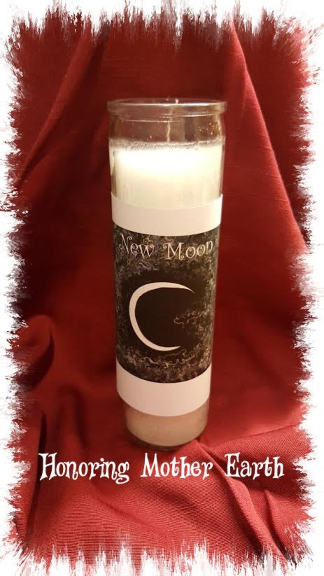 New Moon Candle New Beginnings Spiritual Candle 7 Day Etsy