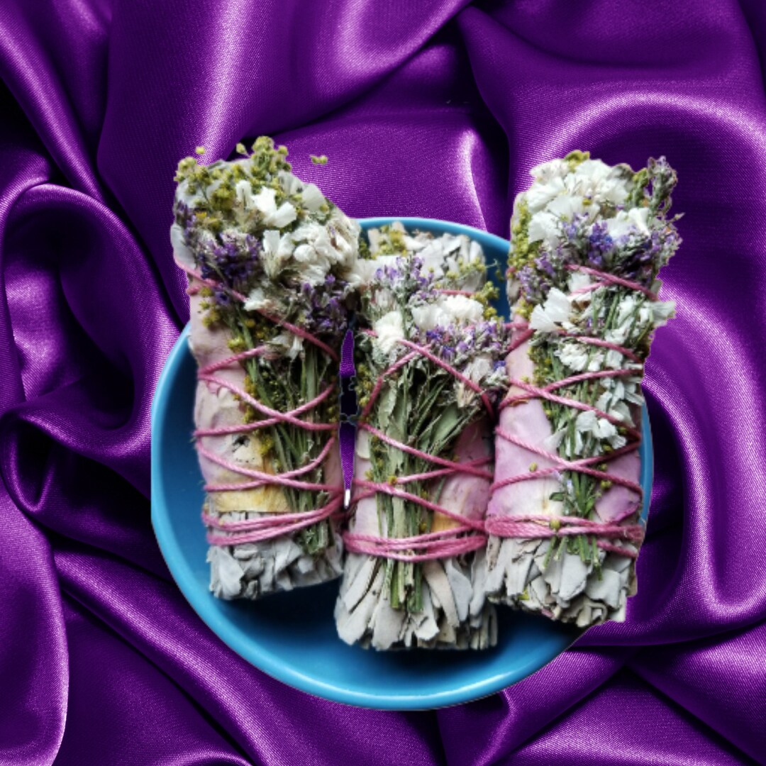 Wildflower Abundance Smudge Stick, Sage, Smudge Stick, Smudge, Cleansing, Altar, Ritual