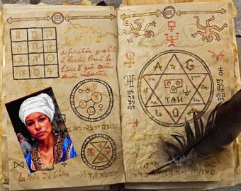 Marie Laveau Conjure Card, Love, Business, Success, Banishing, Talisman, Paquet