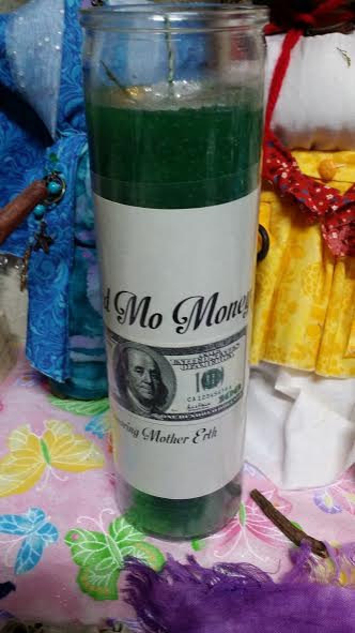 Mo Money Candle 7 Day Candle Voodoo Hoodoo Conjure Etsy