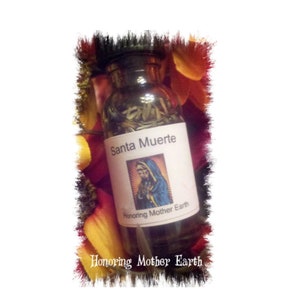 Santa Muerte Oil, Protection, Love, Justice, Favor, Voodoo, Hoodoo