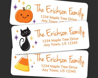 Cute Personalized Halloween Address Labels