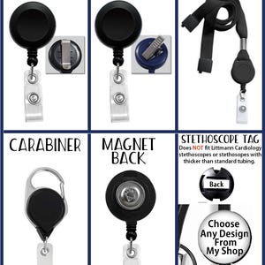 Ask Me About Our Burritos Badge Reel - Funny L&D Nurse Badge Reel - Labor and Delivery Nurse - Nurse Appreciation - Neonatal Nurse - 2283 image 2