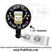 Funny Pharmacy Badge Reel - Pharmacist Badge Reel - Slingin' Pills To Pay The Bills Badge Reel - Funny Pharmacy Tech Badge Holder - 1864 