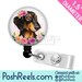 Dachshund Badge Reel - Weenie Dog Badge Reel - Dog Mama - Stethoscope Tag, Carabiner, Lanyard - Message Me For A Different Breed - 2271