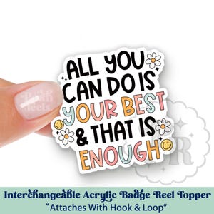 Acrylic Badge Toppers Teacher Acrylic Badge Topper Interchangable