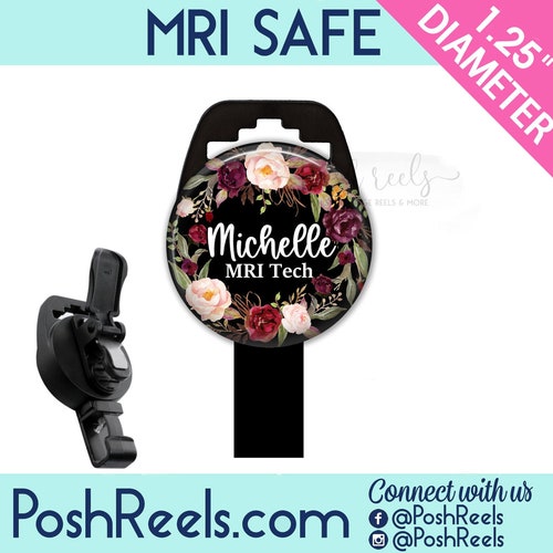 MRI Safe Badge MRI Tech Badge Non Badge Reel ID Etsy