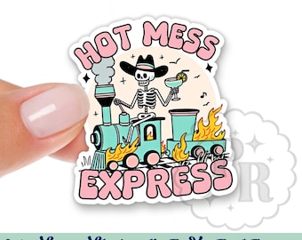 Hot Mess Express Skeleton Interchangeable Acrylic Badge Reel Topper - Funny Skeleton Swappable Badge Reel Topper, Nurse Or Teacher Gift