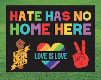 Hate Has No Home Etsy