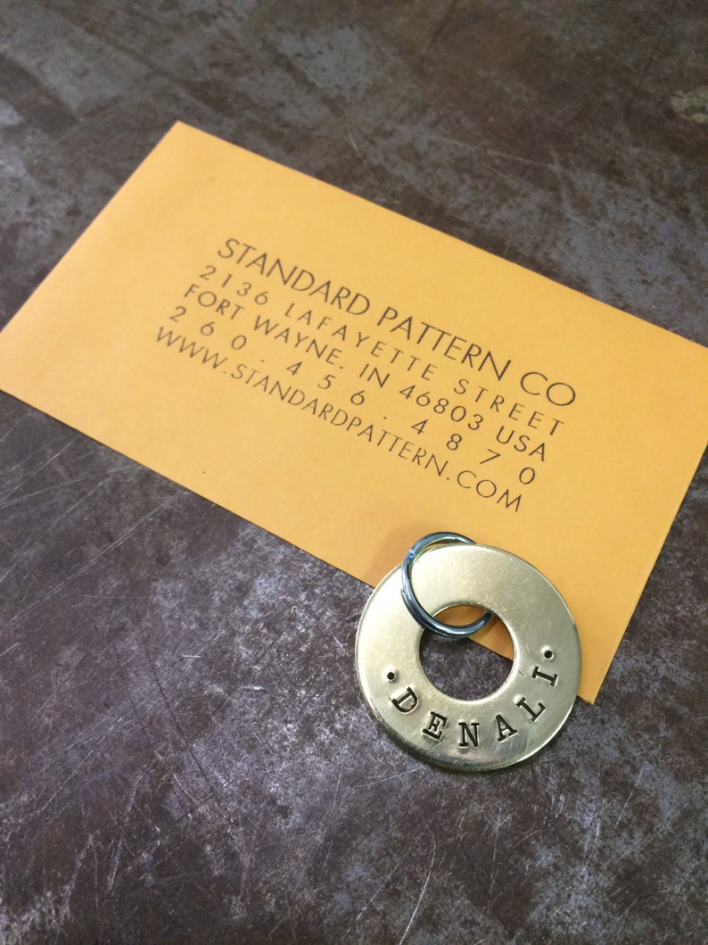 Hand Stamped Dog Tags Made to Order 3 Sizes Available Etsy