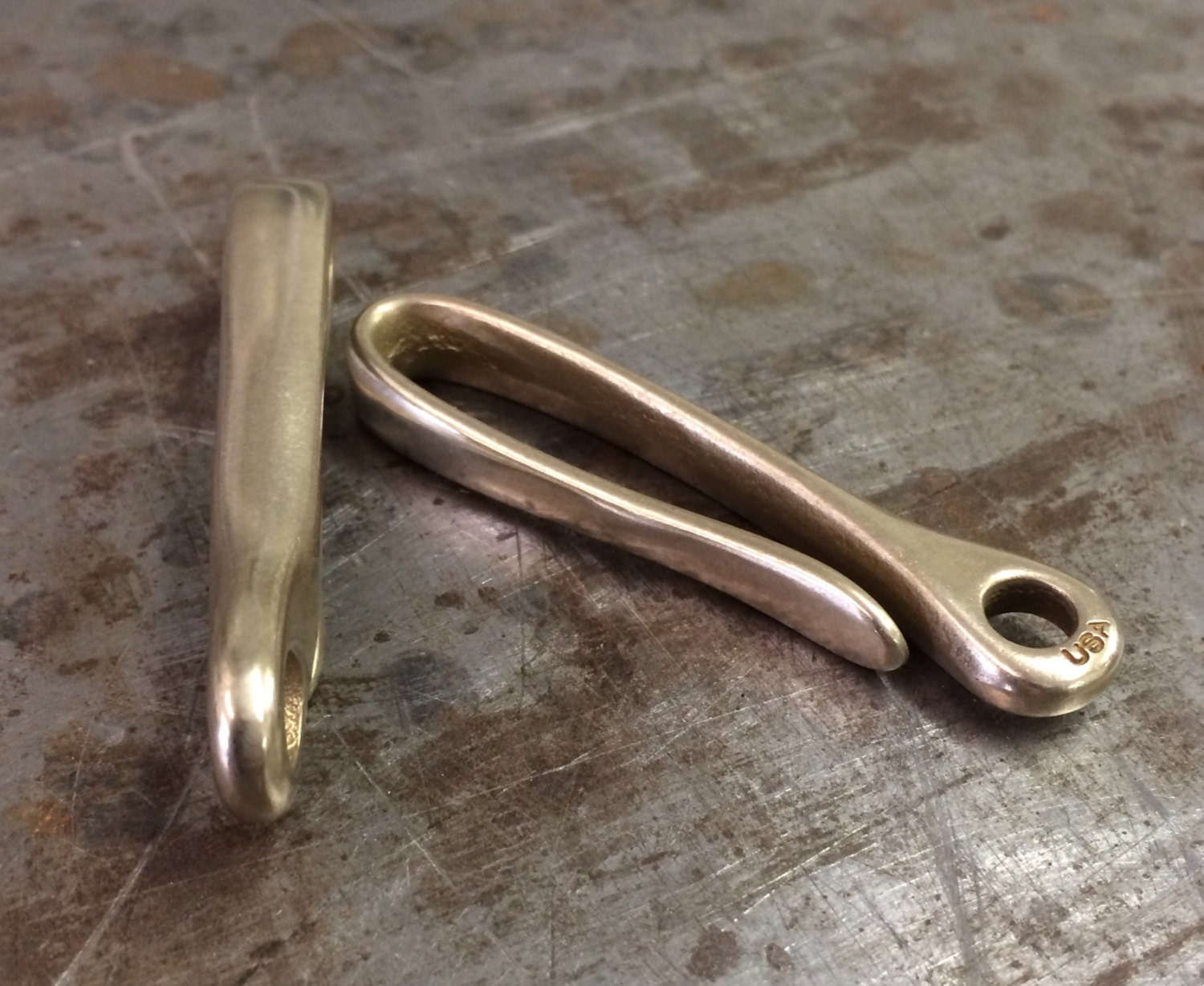 Solid Brass Key Loop Belt Hook Made in USA Etsy