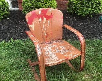 Vintage Metal Lawn Chairs >> Metal Lawn Chair Etsy Vintage Metal Lawn Chairs >> Metal Lawn Chair Etsy