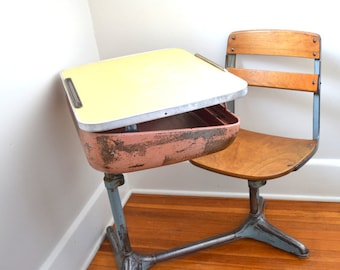 old school kids desk