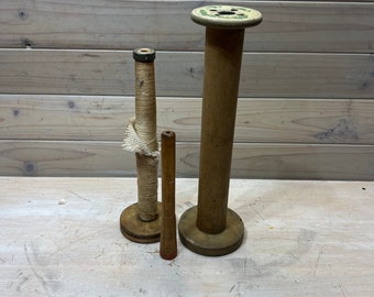 Industrial wooden Textile Spools, Commercial