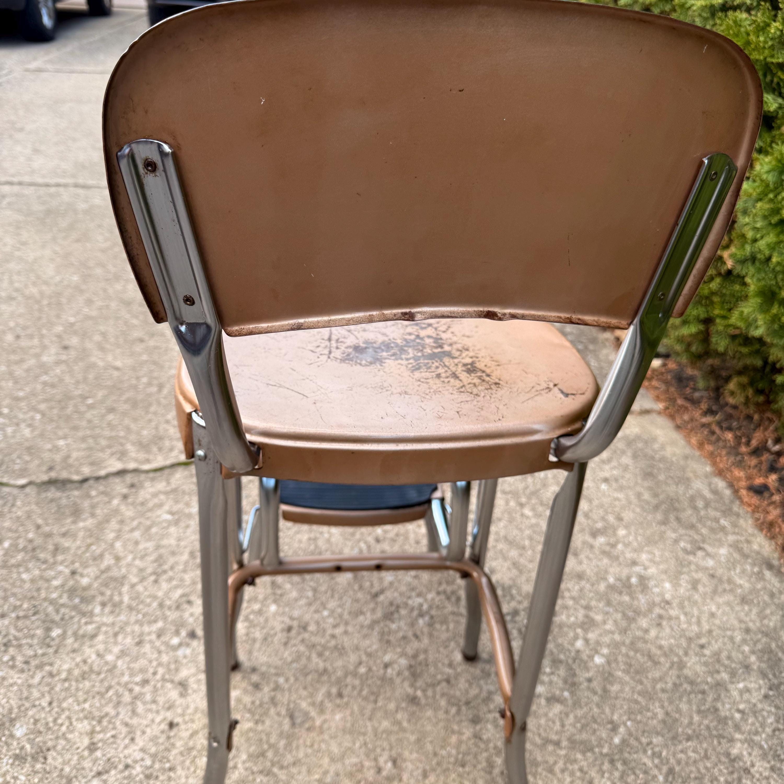 Cosco Shabby Chic Kitchen Stool,metal Stool, Kitchen Chair, Step Stool ...