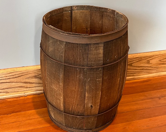 Wood Nail Keg Barrel, Table Barrel,wooden Barrel, Nail Keg, Mini Barrel