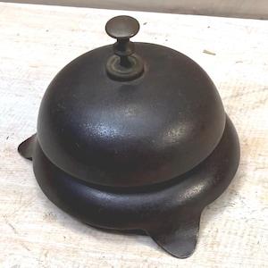 antique-style counter or desk bell, hotel bell or service bell.