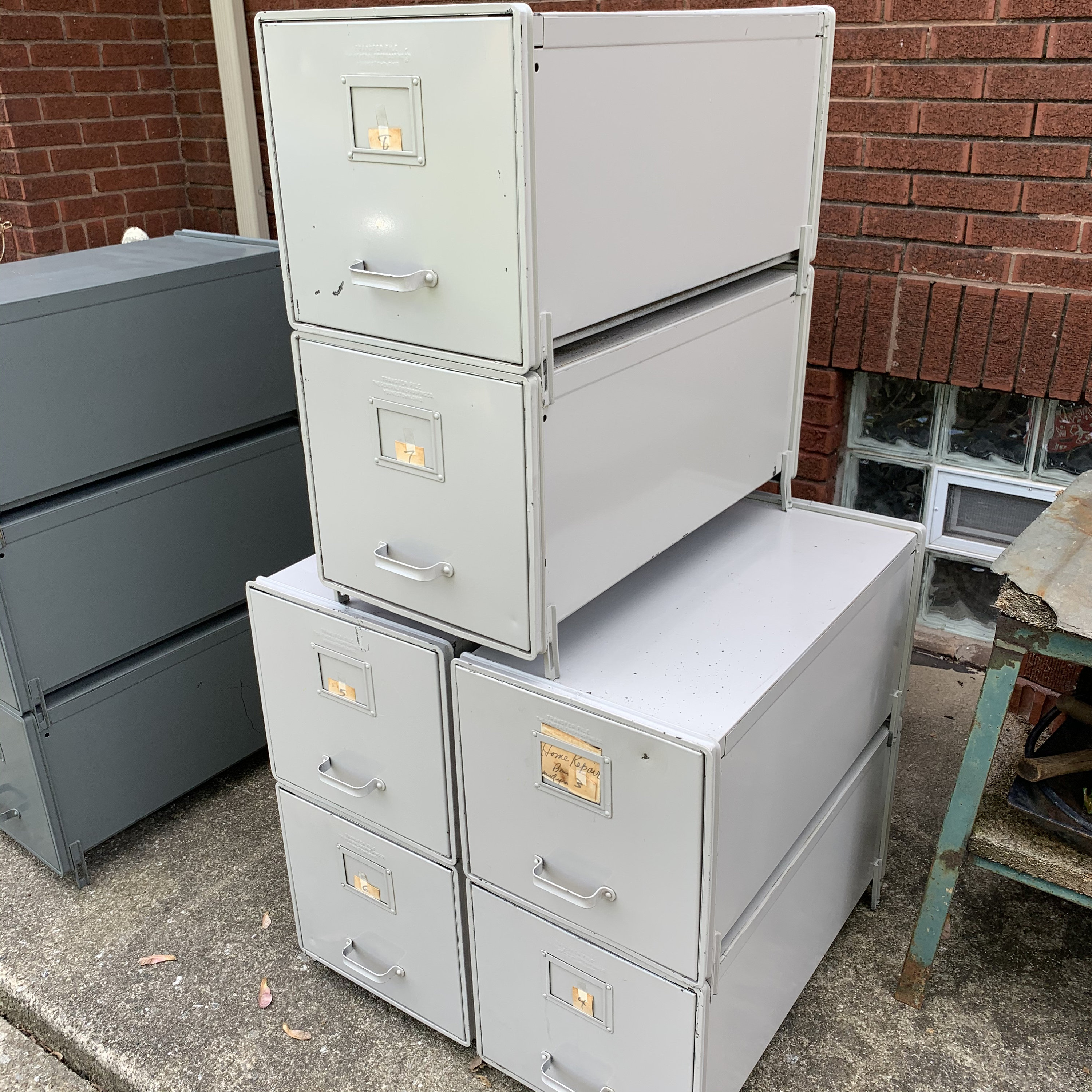 Metal File Cabinet Etsy