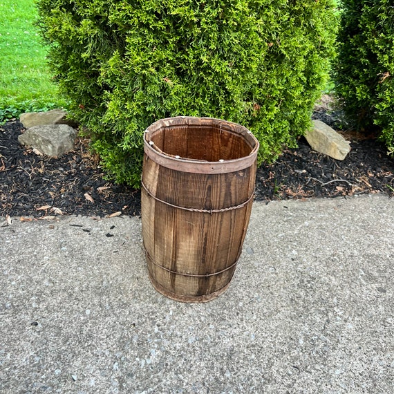 Wood Nail Keg Barrel, Table Barrel,Wooden Barrel, Nail Keg, Mini Barrel