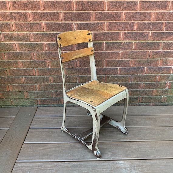 Vintage School Chair Eames Era Child Chair School Furniture