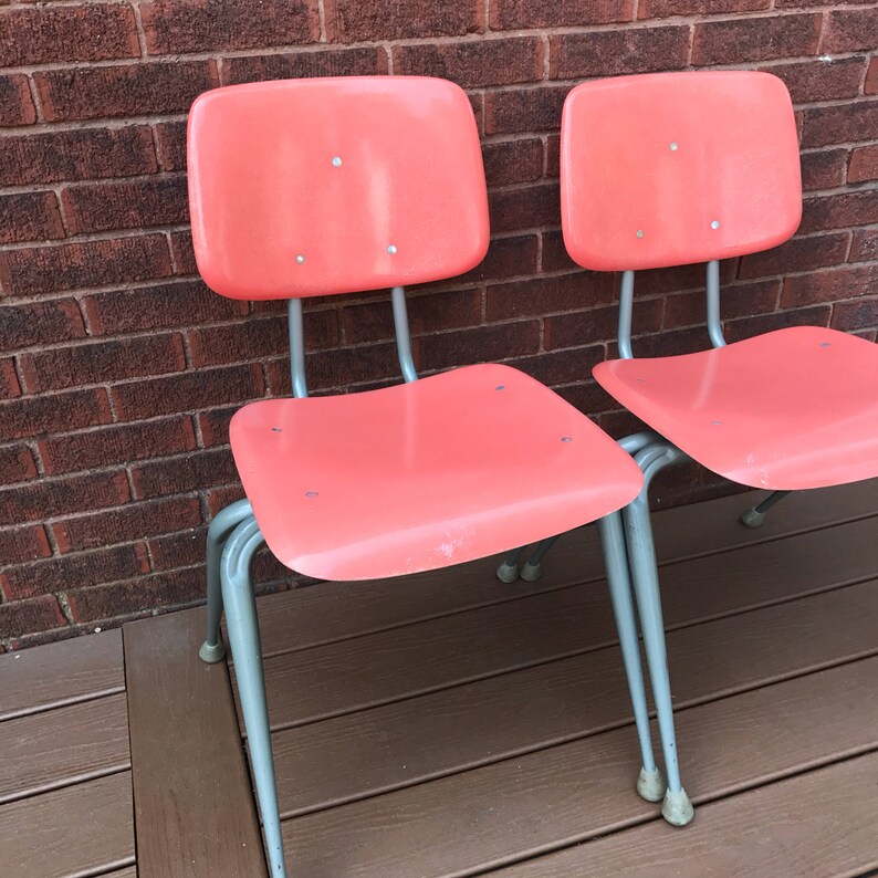 School Chair Adult Sized SET 2 American Made Brunswick Etsy