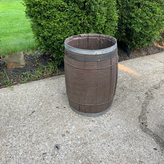 Wood Nail Keg Barrel, Table Barrel,Wooden Barrel, Nail Keg, Mini Barrel